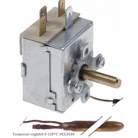 Termostat reglabil 0-120*C