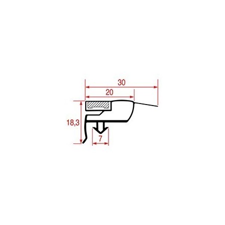 Garnitura  profesionala magnetica DEXION dimensiuni 1530x677mm